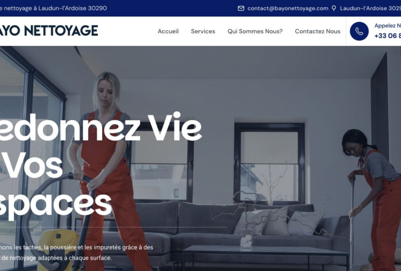 Sunugal Code Lab - Portfolio Bayo Nettoyage